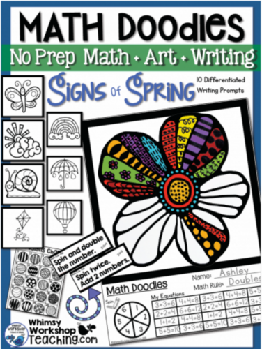 Math Doodles Signs of Spring