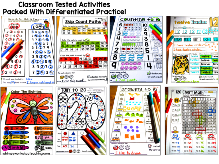 Self Checking Math Ideas 1 - Whimsy Workshop Teaching