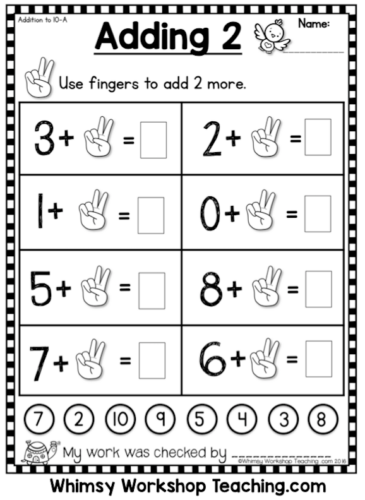 self checking math workbook - Whimsy Workshop Teaching