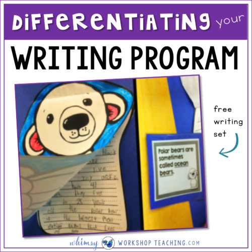 Differentiating your writing program