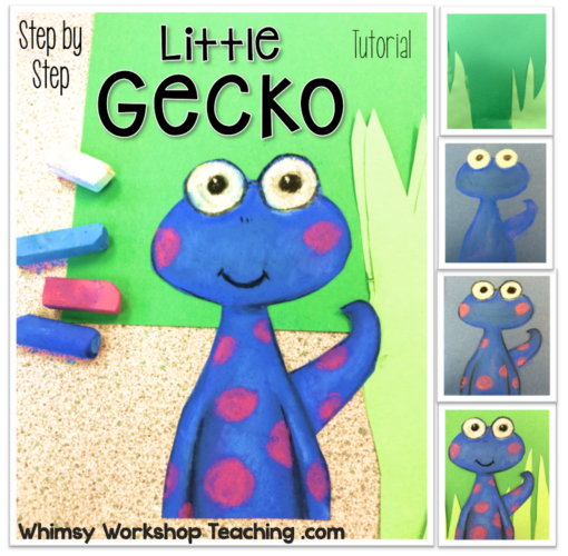 Art Tutorial Little Gecko Step By Step