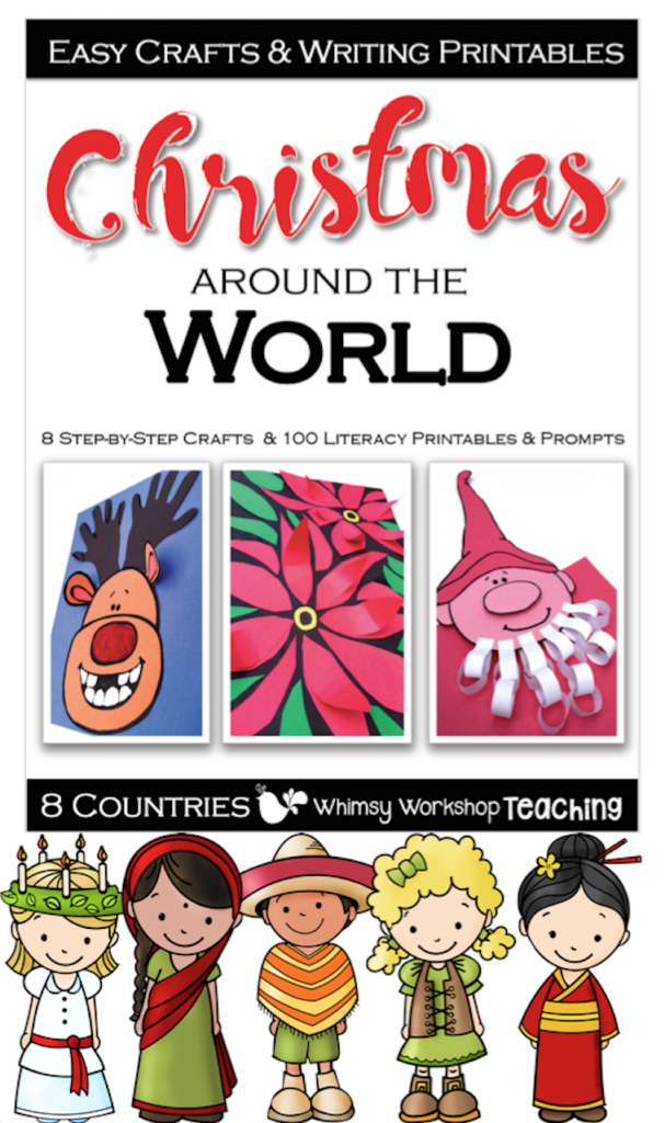 Christmas Around the World has step by step photos for Christmas crafts