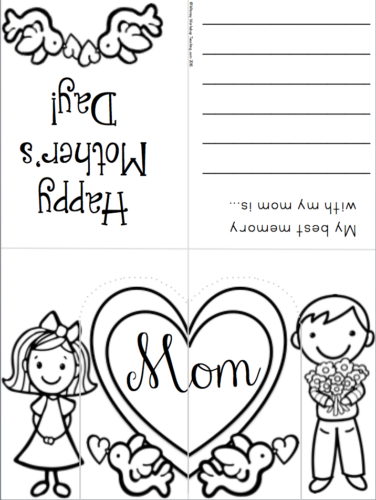 Pop Up Phonics Mothers Day Card