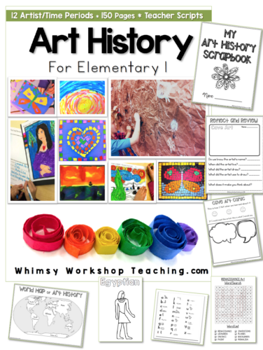 12 engaging art history lessons with 150 photos and read aloud scripts for teachers
