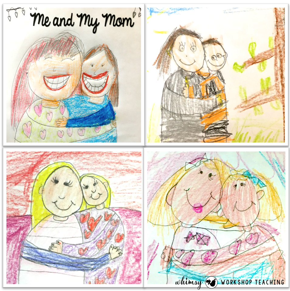 Directed Drawing for Mom Whimsy Teaching