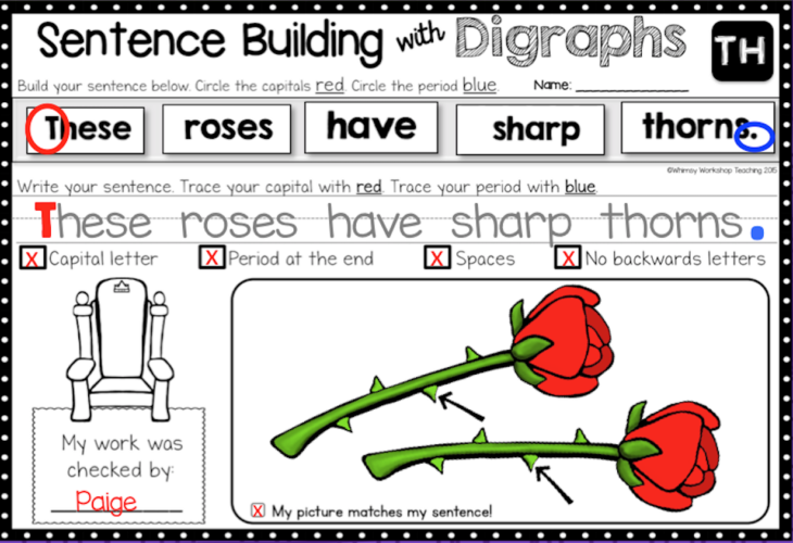 Sentence Building Kits for the entire year of morning work or literacy centers