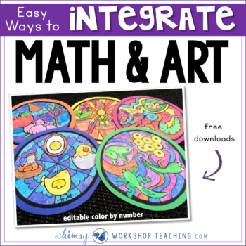 Easy ways to integrate math and art