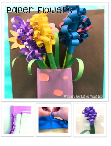 Paper flower tutorial - Tips to make this stunning craft easy for little fingers!