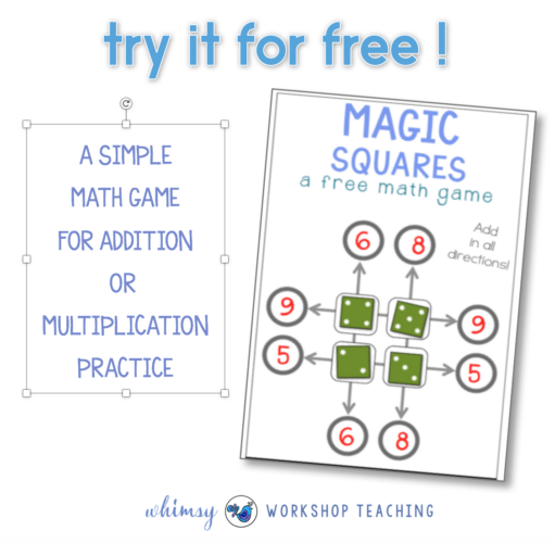 FREE Magic Squares Math Game