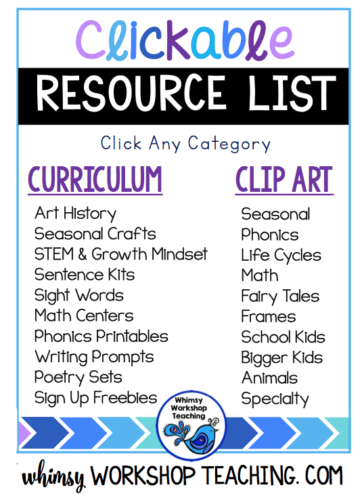 Clickable Resource Catalogue WWT
