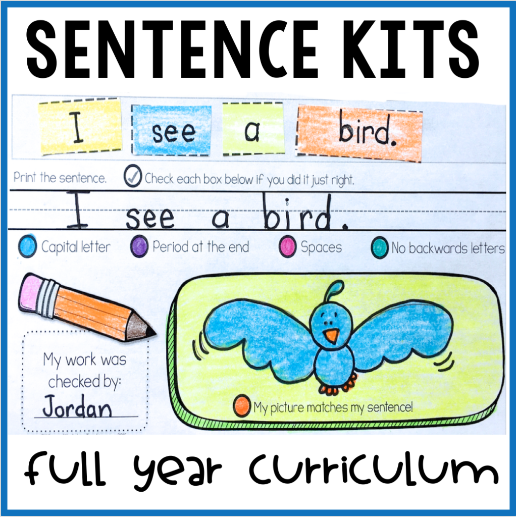 Sentence Kits Whimsy Teaching