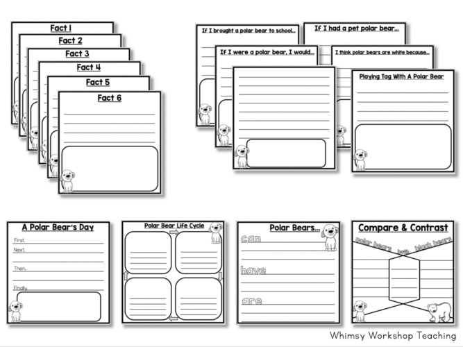 Animal Flap Books for differentiating your non-fiction projects with no prep!