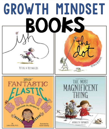 Growth Mindset book ideas for the classroom