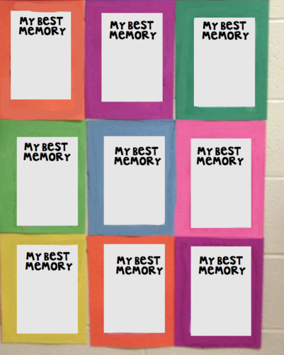 classroom memory quilts