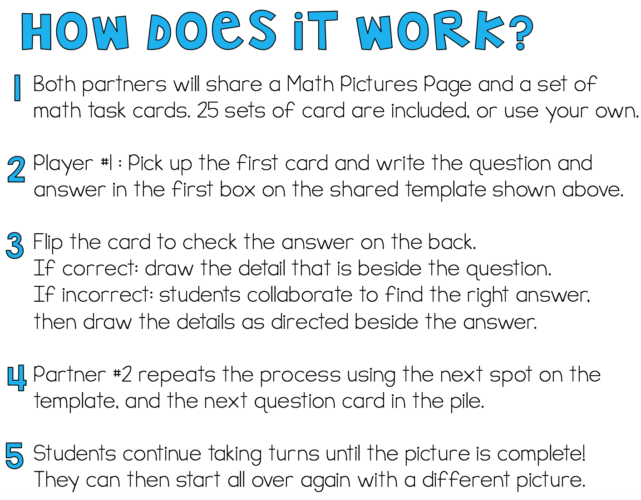 How To Play Math Pictures