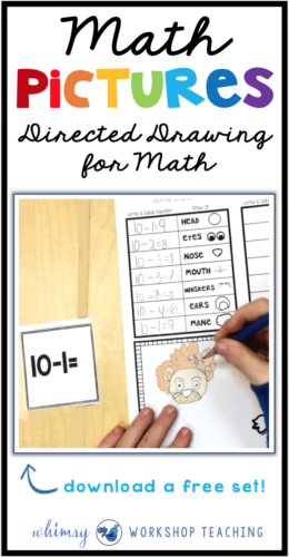 Math Pictures is like directed drawing for MATH! Using math task cards, students record and solve core math questions and then draw a picture as directed! So fun to do in partners - this will be your students' favorite math center!