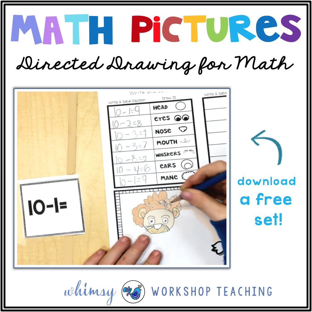 Math Pictures: Directed Drawing For Math! - Whimsy Workshop Teaching