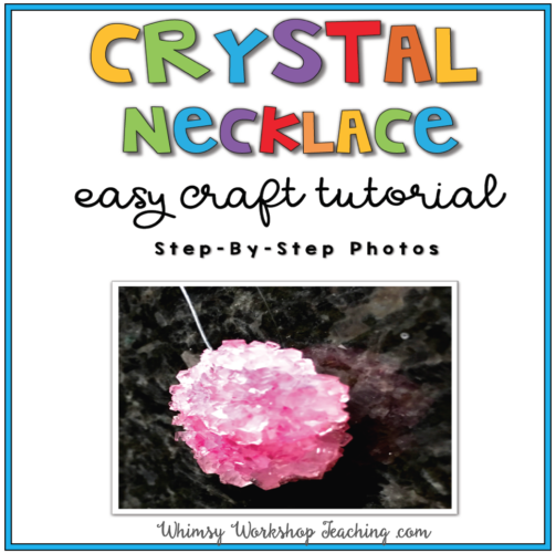 Free downloadable tutorial for Borax crystals