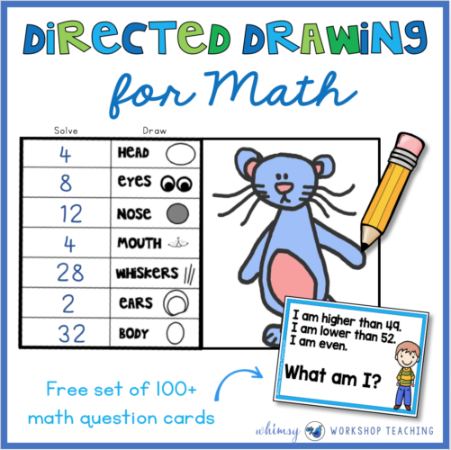 FREE directed drawing for math sample pack