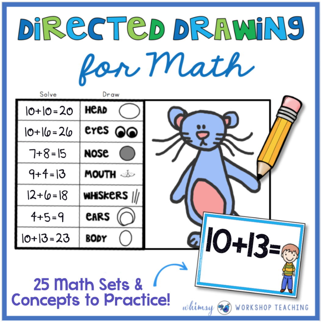 Directed Drawing For Math! Whimsy Teaching