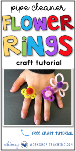 Pipe Cleaner Flower Rings  Woo! Jr. Kids Activities : Children's Publishing