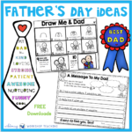 Father's Day Directed Drawing Ideas - Whimsy Workshop Teaching