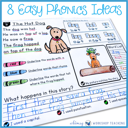 8 Easy Phonics Ideas to start the school year
