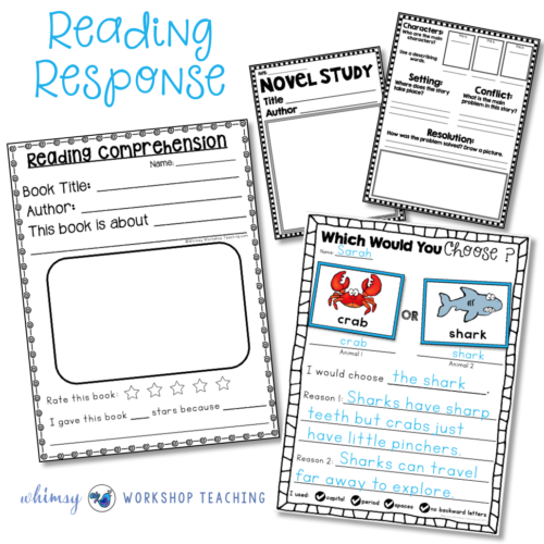 Reading response templates