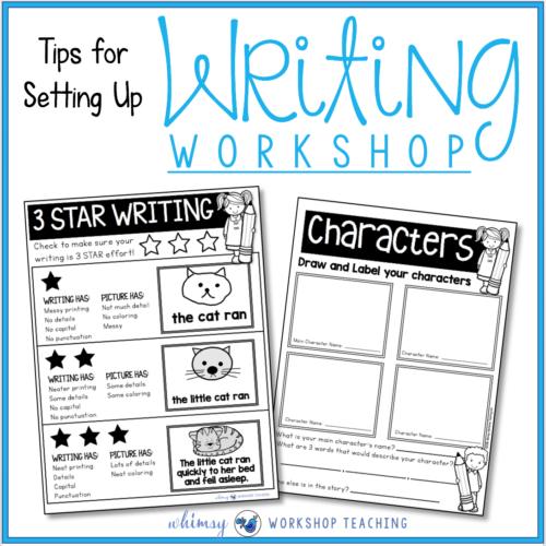 Primary Writing Journal and Pages (Blank Templates + 3 Writing Checklist  Styles)