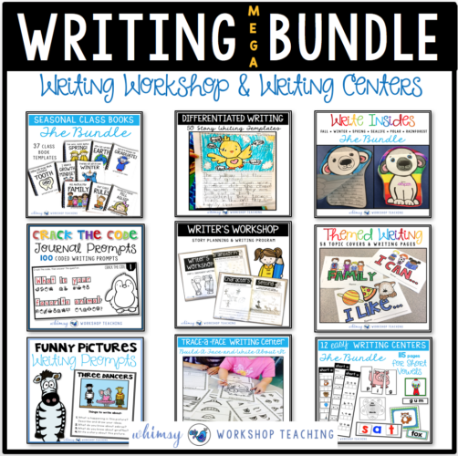 Writing Workshop Bundle contains 9 complete sets to walk you through writing workshop set up, publishing and independent writing centers.