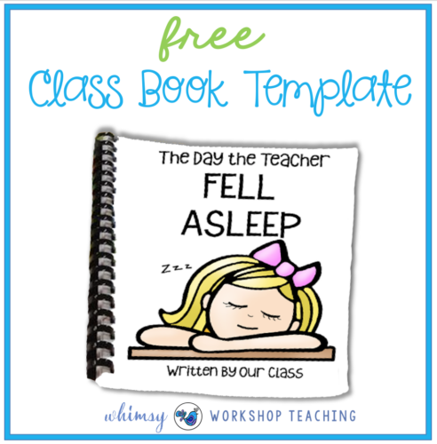 Free class book templates