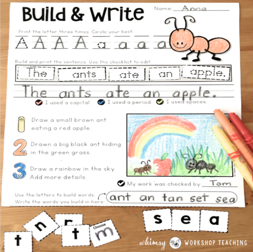 Differentiating hands on phonics ideas