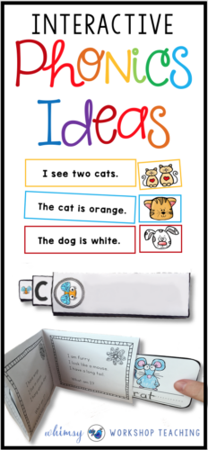 Teaching phonics can be fun and engaging if you keep it hands on and creative! Lots of ideas for your phonics instruction with very little prep.