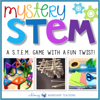 Mystery STEM is a fun game that adds more challenge to your STEM activities!