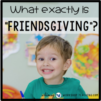 boy making fall crafts and thanksgiving or friendsgiving crafts