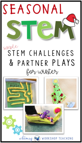 Seasonal STEM challenges are so engaging and authentic when they are introduced with partner plays! These fun seasonal STEM challenges are perfect for use all year long!