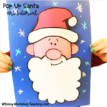 Pop Up Santa art tutorial
