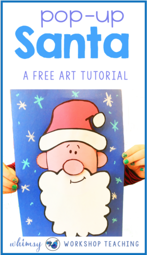 This cute step by step Santa craft is perfect for Christmas! Add this to your Christmas art and crafts files to use each year for a festive Grade one or grade two classroom.