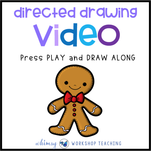 Directed Drawing Gingerbread Man