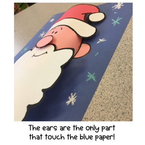 pop up santa