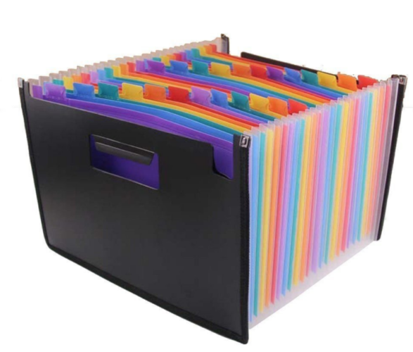 accordion folder for classroom organization