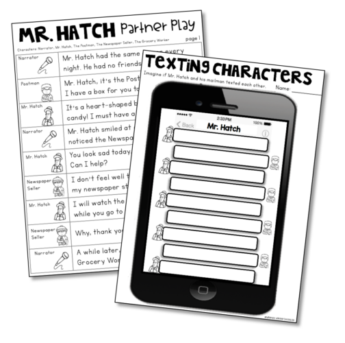 A few pages from Mr. Hatch printables