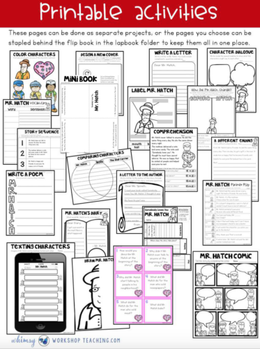 Printable pages from Mr. Hatch