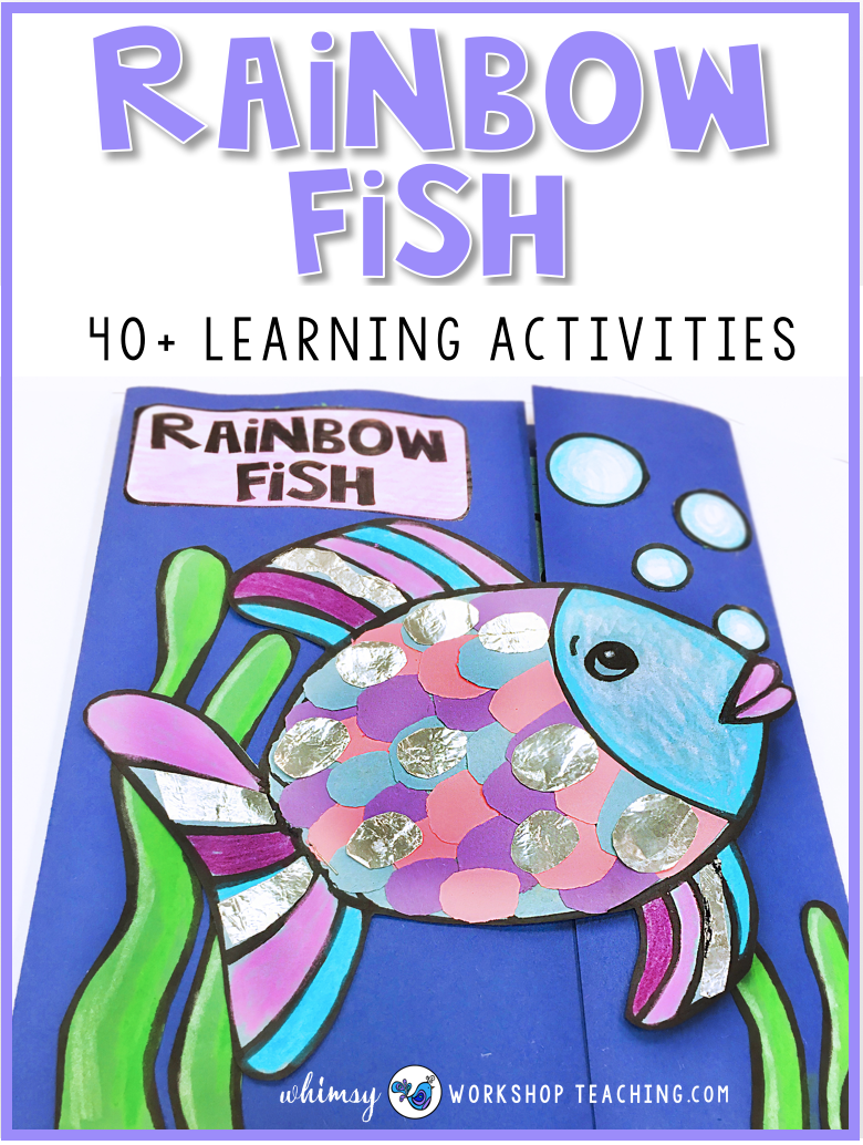 Rainbow Fish Book Companion with over 70 pages of art and writing  activities. - Whimsy Workshop Teaching