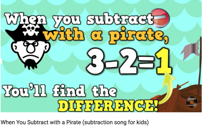 math Subtract with a pirate