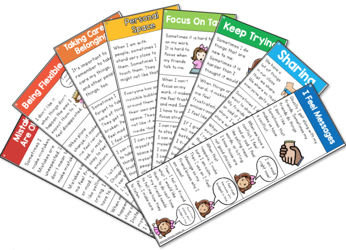 social skills cards