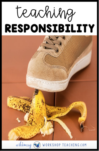 stepping on a banana peel as an example of responsibility and citiezenship SEL