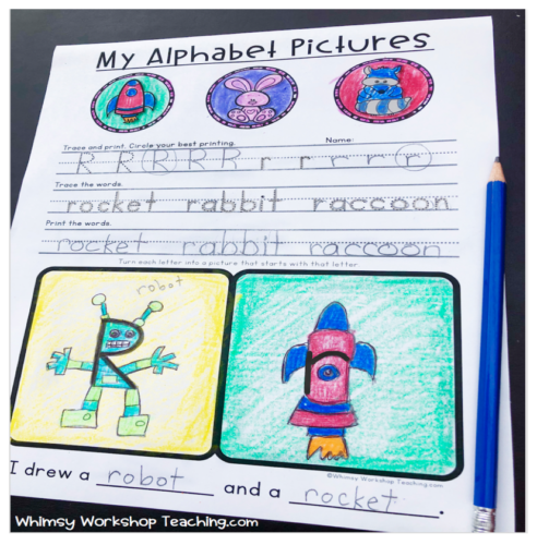Practice the alphabet with a fun and creative twist!