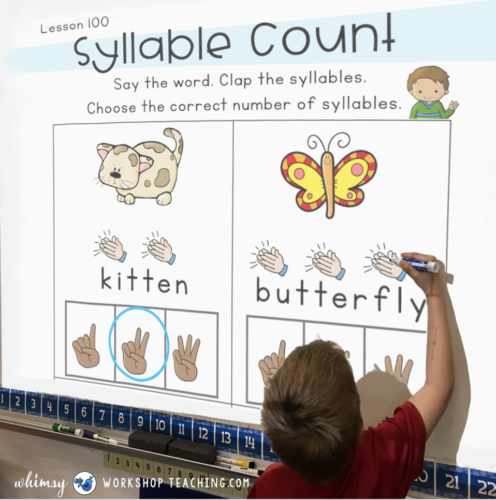 counting syllables and phonological awareness in reading