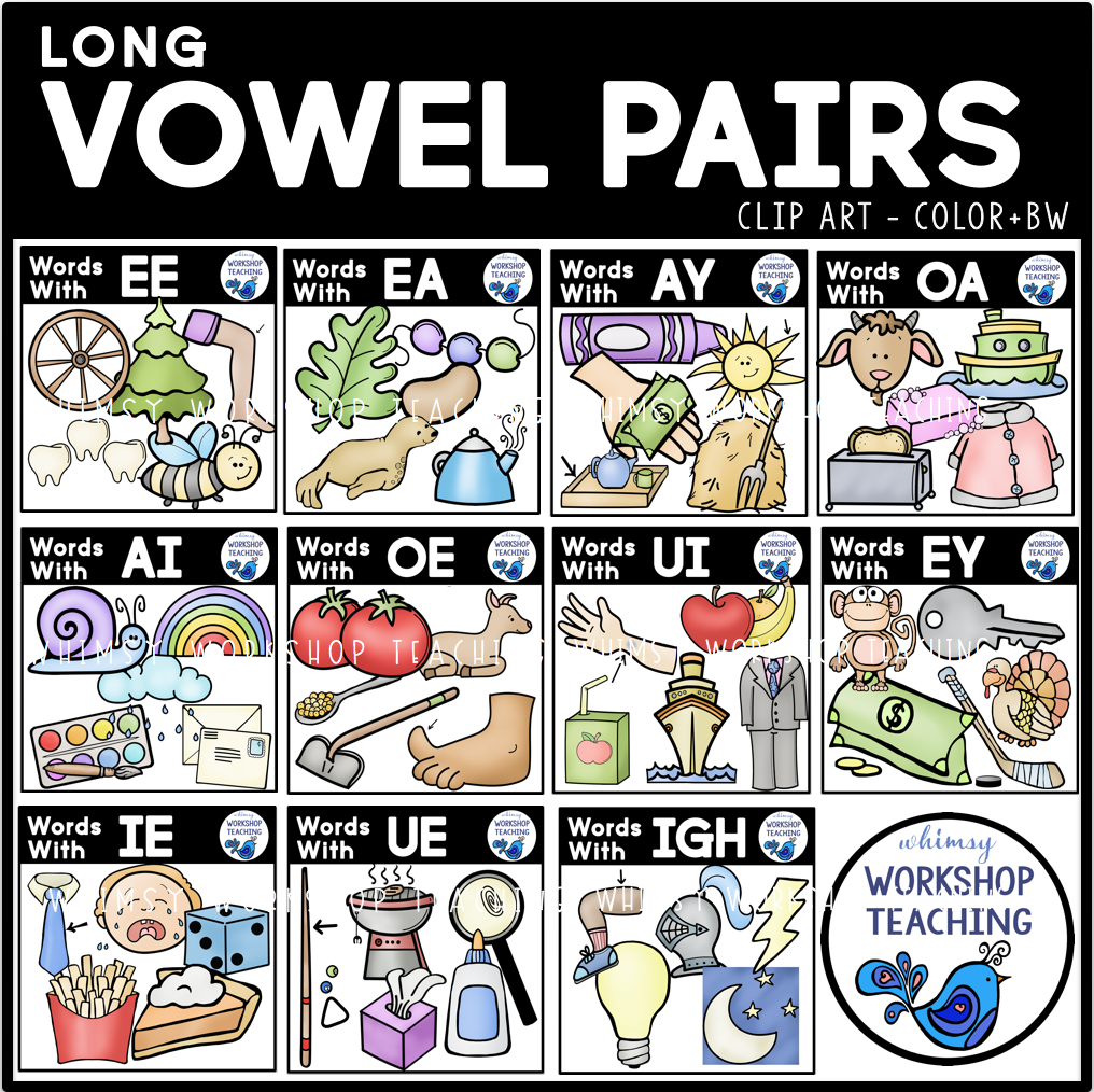 Long Vowel Pairs Cover Whimsy Workshop Teaching 9792